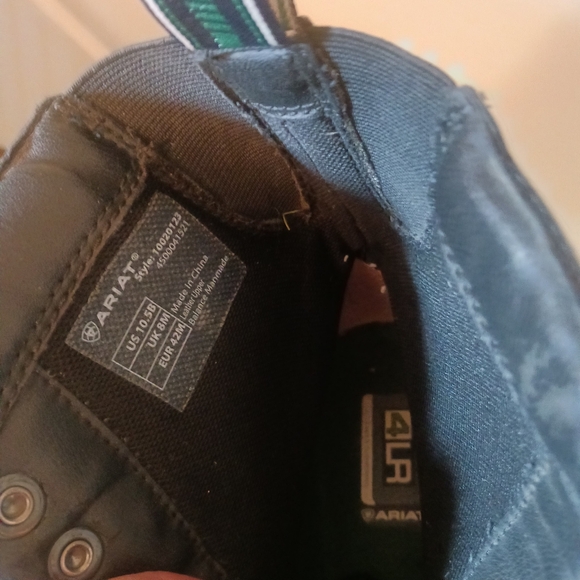 Ariat Black Lace Up Paddock Boots - Picture 5 of 7